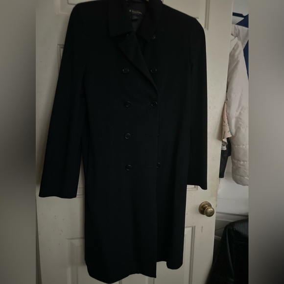 Brooks Brothers Jackets & Blazers - Brooks Brothers Wool Coat Classic Black Timeless SZ 12